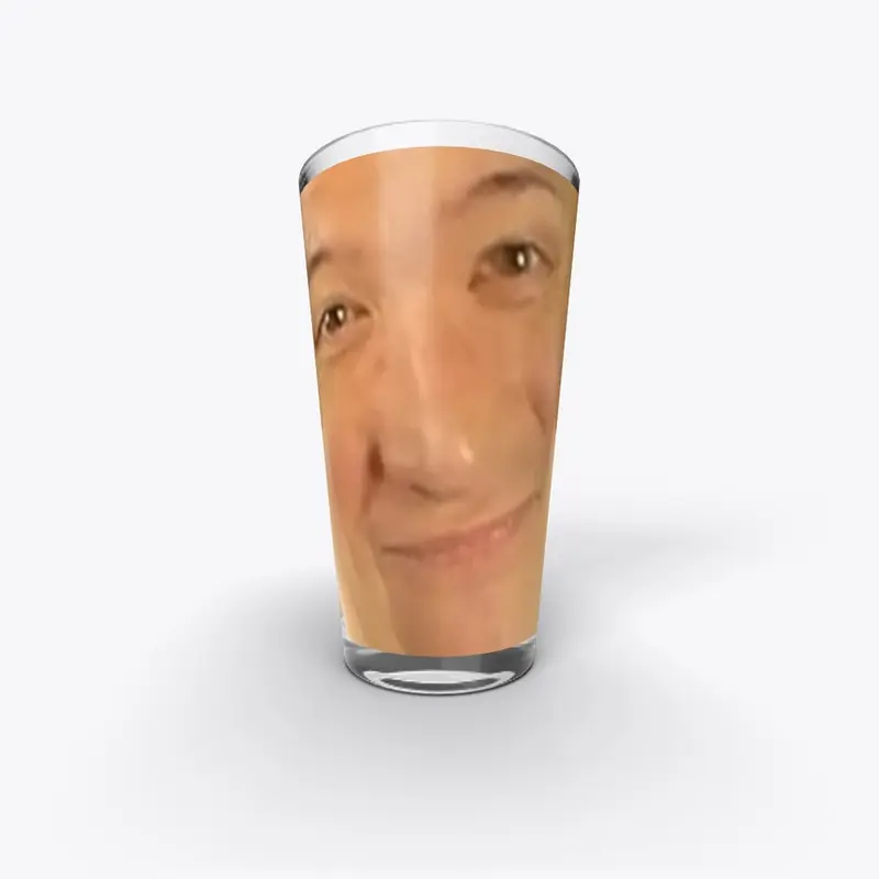 Wide Sebby Pint Glass